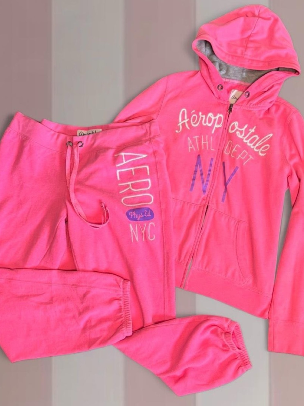 Aeropostale Y2K Pink Tracksuit SET